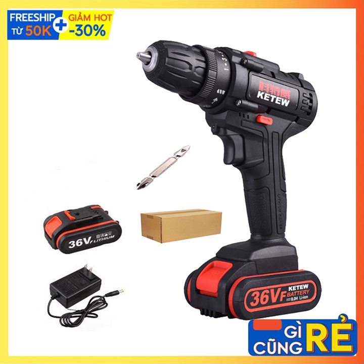 Máy Khoan Pin Mở Ốc Vít Dùng Pin 36V