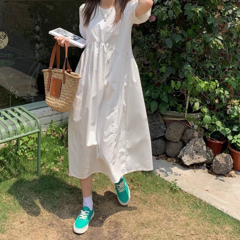 Đầm suông basic korea