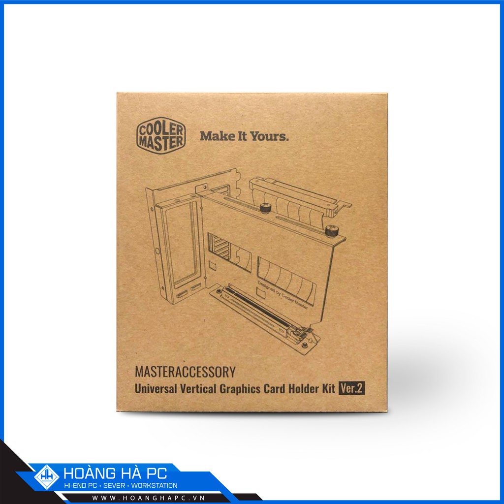 Bộ giá đỡ dựng VGA kèm Riser Cooler Master VERTICAL GRAPHICS CARD HOLDER KIT V2 | BigBuy360 - bigbuy360.vn