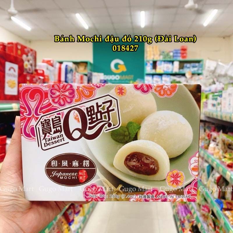 Bánh Mochi vị trà sữa trân châu 210g (Đài Loan)