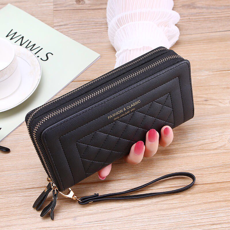 Ví nữ dài cầm tay 2 ngăn kéo đẹp cute dễ thương cao cấp đựng tiền nhiều ngăn Hàn Quốc giá rẻ JOLITA VDCT21