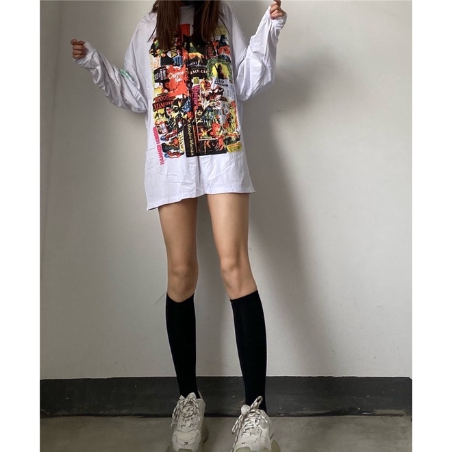 Vớ tất cổ cao nữ mang tới gối tất cotton gối cho nữ đủ loại mỏng dày cotton chuẩn style Hàn Quốc VC013