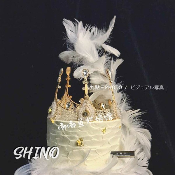 Vương miện trắng 10cm