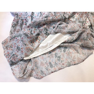 Đầm suông voan hoa bèo đuôi cá