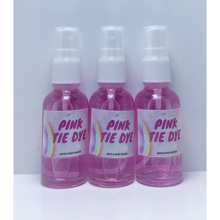 -𝐌𝐨𝐨𝐌𝐨𝐨-Xịt thơm toàn thân Bodymist Bath &amp; Body Works mùi Pink Tie Dye 50ml/100ml - 236ml Full Seal - New