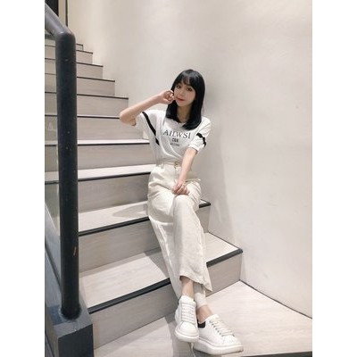 Quần đũi nữ dài ống rộng cạp chun co giãn siêu mát mẻ