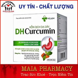 [HÀNG CHÍNH HÃNG]  HỖN DỊCH DẠ DÀY DH Curcumin - Hỗ trợ điều trị viêm loét dạ dày, trào ngược dạ dày - thực quản