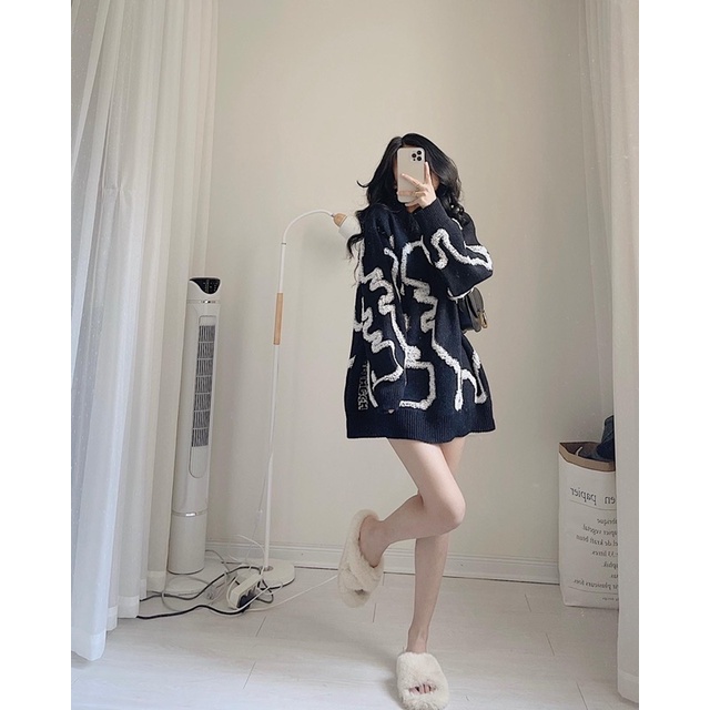 Áo len khủng long dấu quần chất dày dặn | BigBuy360 - bigbuy360.vn