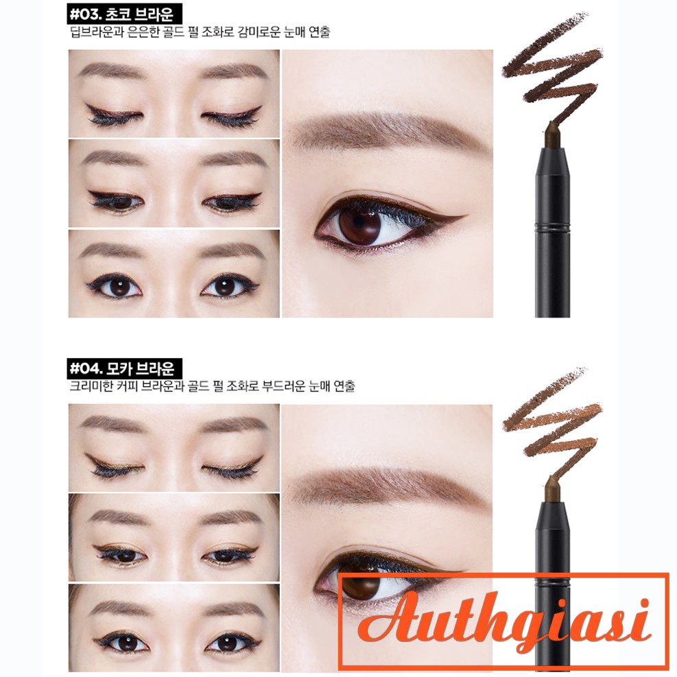 Chì kẻ mắt dễ kẻ G9skin First Auto Gel Eyeliner G9 Skin bền màu 01-10 | BigBuy360 - bigbuy360.vn