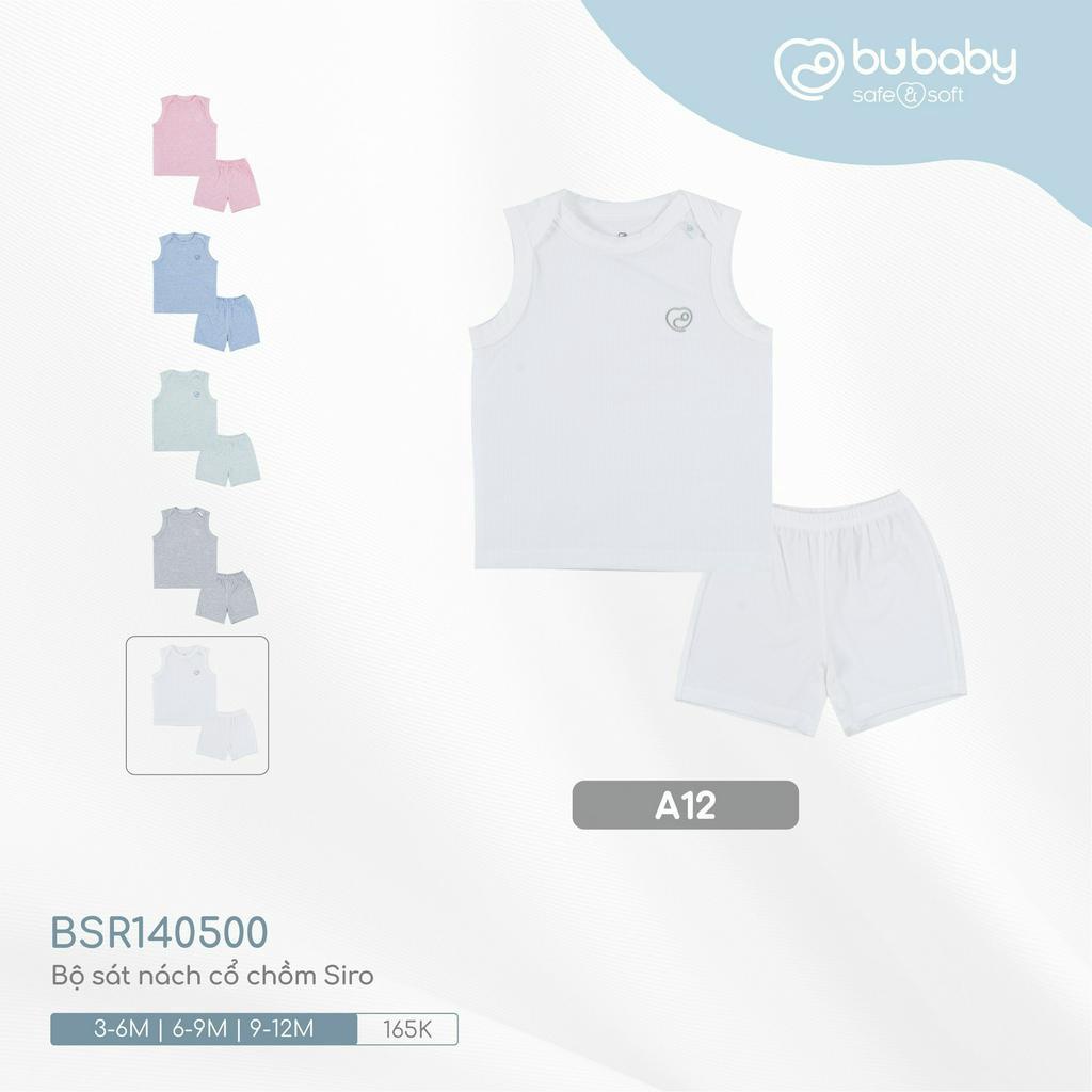 |BU BABY| Bộ sát nách cổ chồm Siro -Bộ 3 lỗ Bu bamboo cho bé yêu - bộ balo Bambus - Bu baby JOYFUL COLLECTION