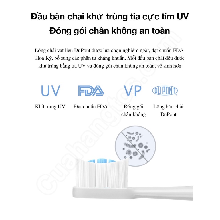 (*)GIAO HỎA TỐC Bàn Chải Điện Xiaomi Mijia T300 - Bàn Chải Đánh Răng Mijia T300