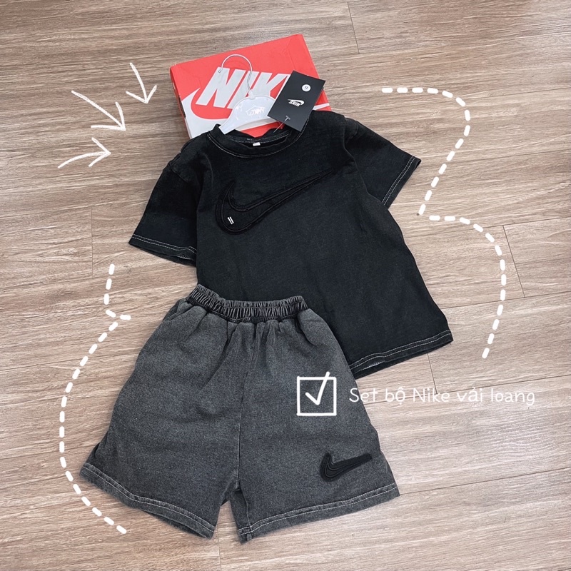 Set bộ vải loang Niki cho bé trai siêu ngầu