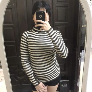 Áo len cổ lọ dáng Body Size M