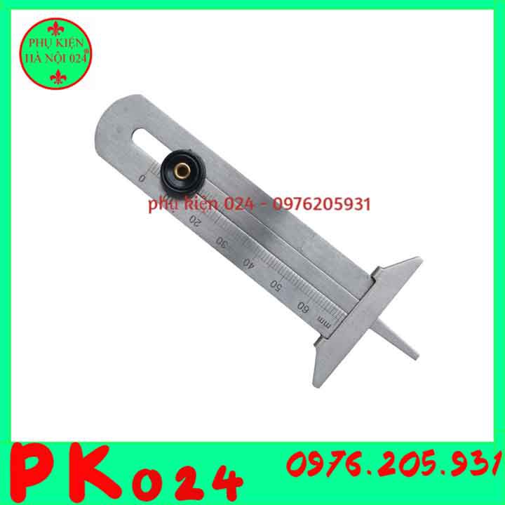 Dụng Cụ Đo Độ Sâu, Độ Mòn Rãnh Lốp Xe Ô Tô Bằng Thép Không Gỉ 30mm, 60mm