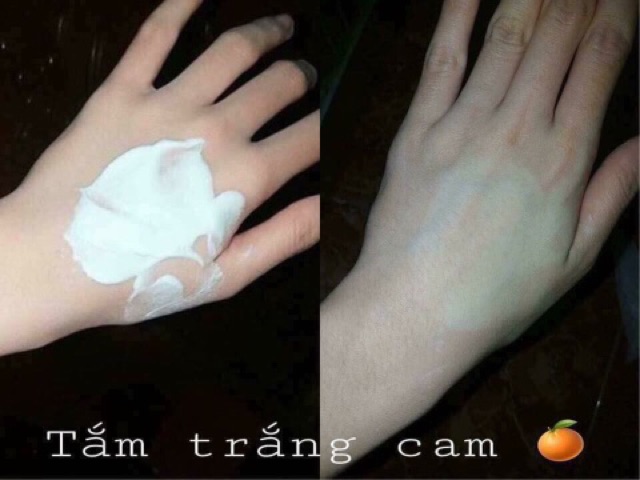 Tắm trắng cam