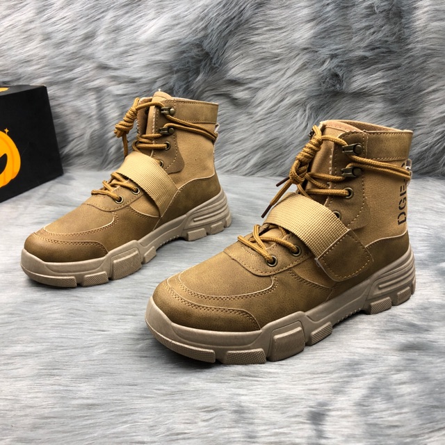 [Có Video Thật] Giày Cao cổ nam, giày Boost, Giày Bốt cá tính T34 | BigBuy360 - bigbuy360.vn