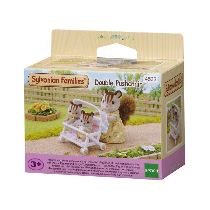 Đồ chơi Phụ kiện Xe đẩy đôi Sylvanian Families - không kèm nhân vật