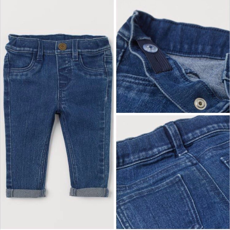 Quần jeans xanh bé trai HM UK săn SALE