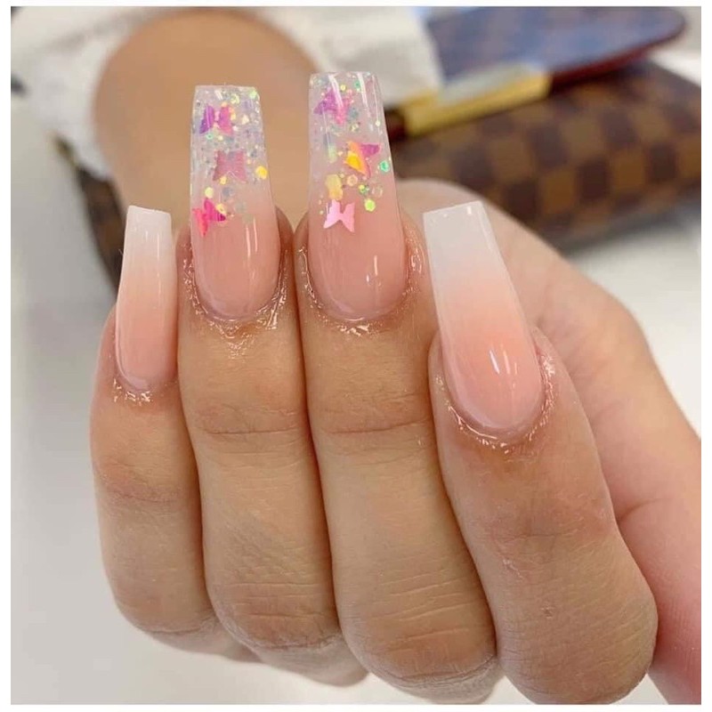 SET BƯỚM 🦋 - SET LÁ THÔNG  - SET SAO 4 CÁNH ✨ TRANG TRÍ NAILS 12 MÀU