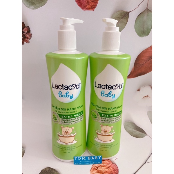 Sữa tắm gội Lactacyd Milk 500ml