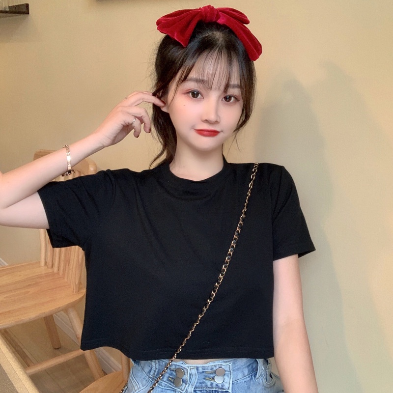 Áo croptop nữ form rộng Unisex phong cách ullzang hàn quốc