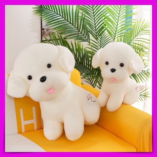 Chó Poodle Lông Xù Nhồi Bông Cao Cấp - Gấu Bông Chó - Thú Nhồi Bông quà tặng sinh nhật dành cho bé