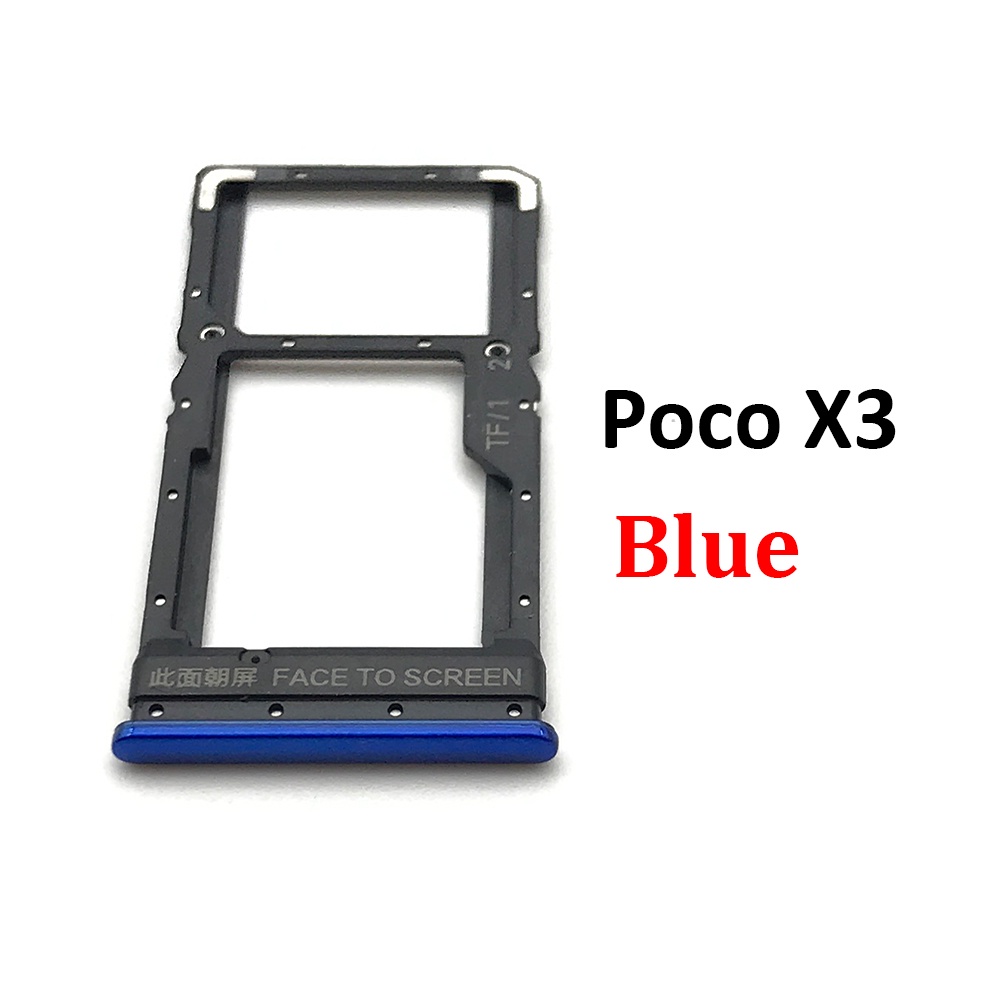 Khay Đựng Sim Thay Thế Cho Xiaomi Poco X3/Poco M3/Poco F3/F2 Pro/Xiaomi POCOPHONE F1