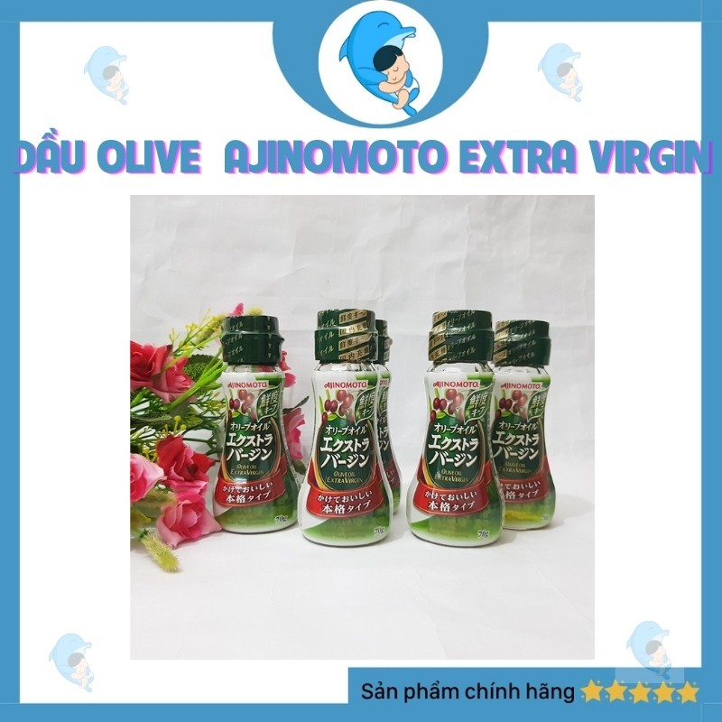 Dầu Olive Nguyên Chất Ajinomoto Extra Virgin 70gr Bổ Sung Các Dưỡng Chất Cần Thiết Giúp Phát Triển Trí Não Cho Bé 6m+