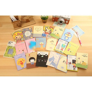 Sổ tay mini 12*8,5cm, 40 trang (có nhiều mẫu bìa, shop giao ngẫu nhiên)