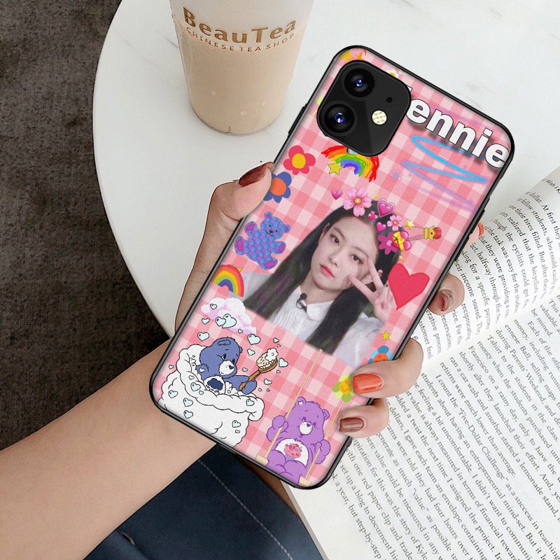 Ốp Điện Thoại Hình Jennie Cho iPhone 11 XR XS 5 5S 6 6S 7 / 8 / SE 2020 Plus