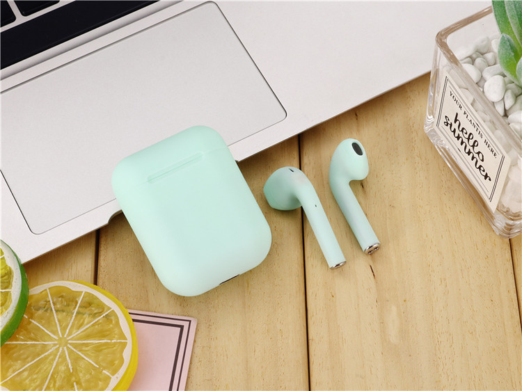 Shun Kang Tai nghe bluetooth không dây màu Macaron Tai nghe bluetooth thể thao âm thanh nổi có ngăn sạc