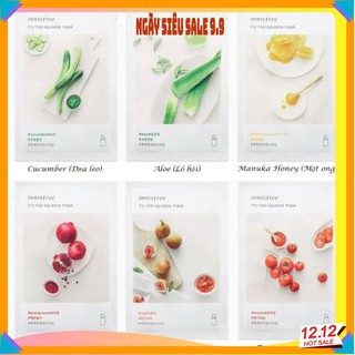 MẶT NẠ GIẤY – Innisfree My Real Squeeze Mask 20ML