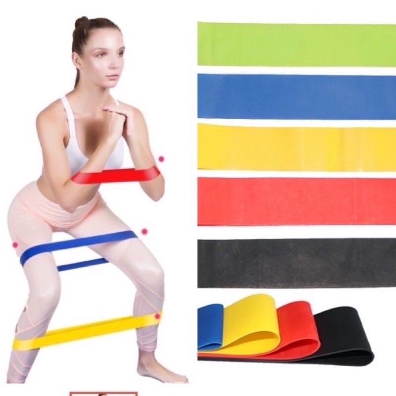 Dây Cao Su Kháng Lực Tập Mông, Chân Phù Hợp Cho Người Mới Tập