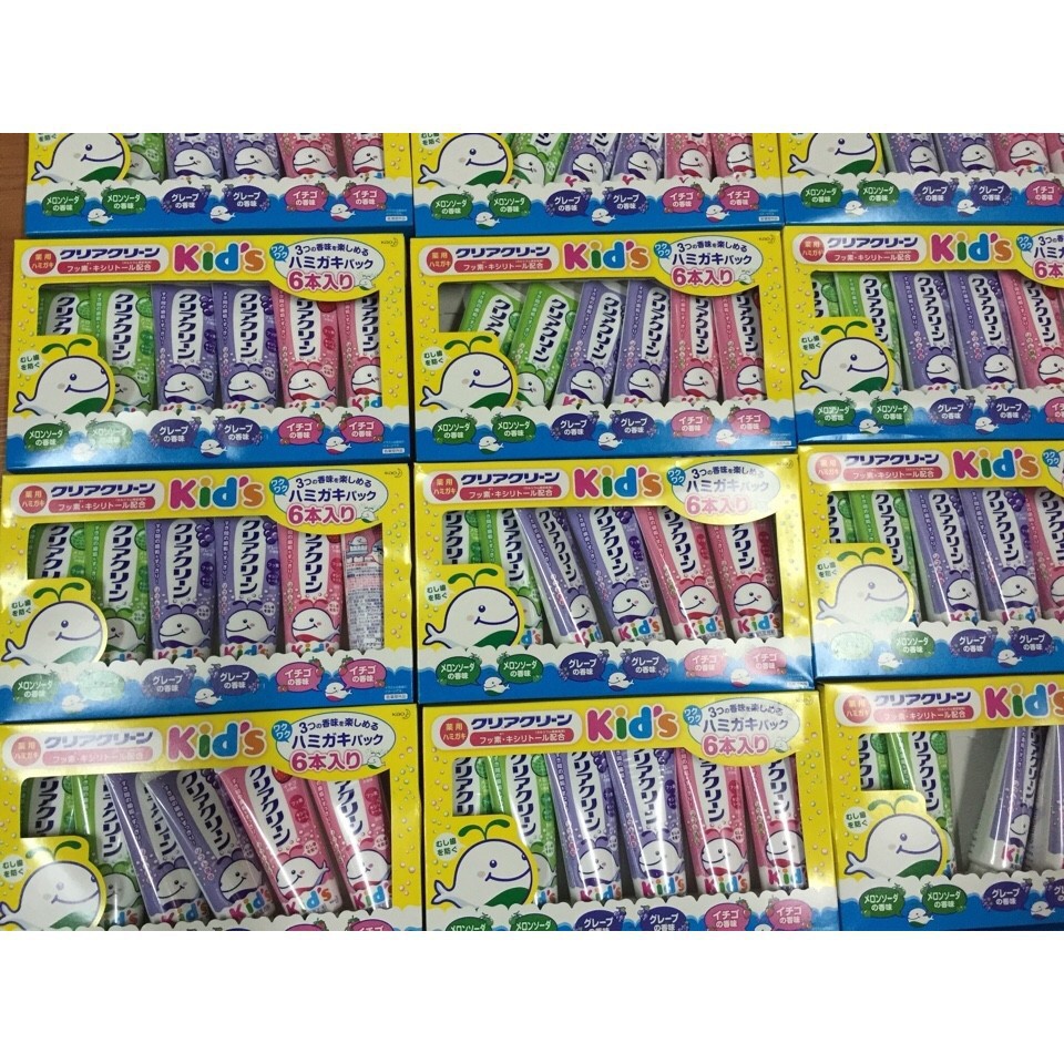 Kem Đánh Răng cho Trẻ Nhập Khẩu Nhật KAO KID 'S Loại Lớn 70g