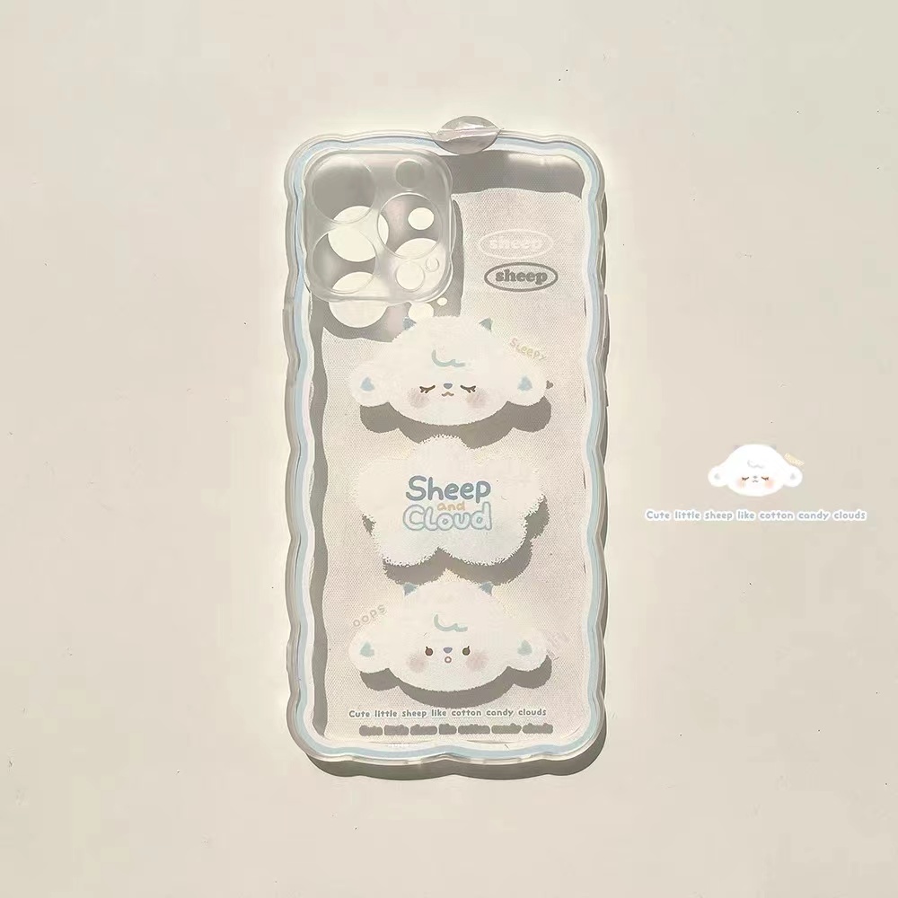 Ốp Điện Thoại TPU Silicon Mềm Trong Suốt Hình Gấu Đám Mây Dễ Thương Cho IPhone 12 13 SE 2020 6 6S 7 8 + X XS XR 11 Pro Max