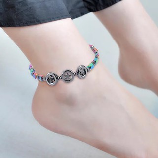 Vòng chân từ Handmade hình tròn sao Phụ kiện thời trang