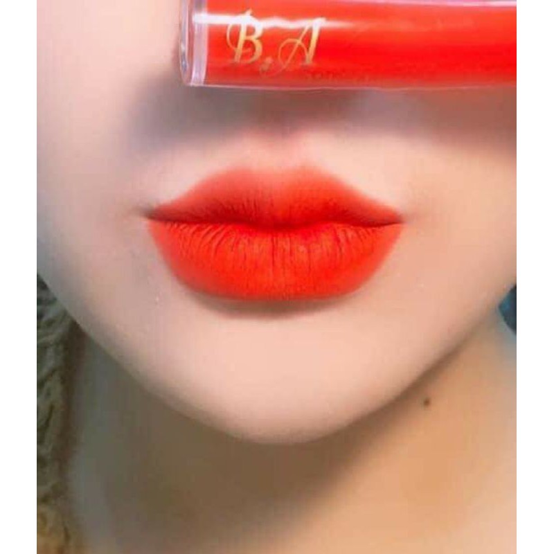 [ Đỏ Cam _B.A ] Son kem lì không chì thiên nhiên màu son quốc dân | BigBuy360 - bigbuy360.vn
