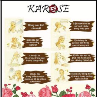 NƯỚC CẤT HOA HỒNG KAROSE 100ml