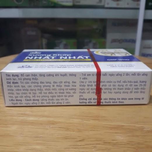 XƯƠNG KHỚP NHẤT NHẤT - Hộp 20 viên - Nhà Thuốc Mai Hương