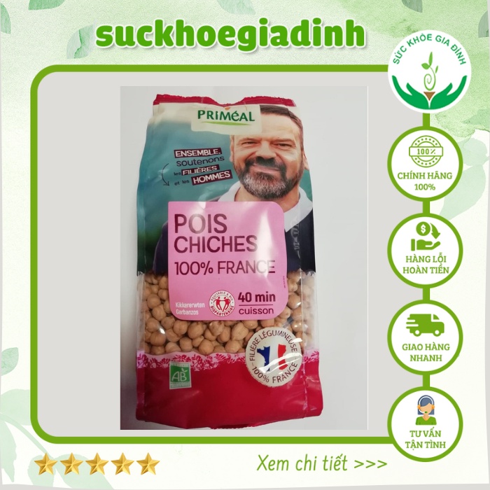 [Date 3. 2024] Đậu Gà Hữu Cơ Primeal 500g