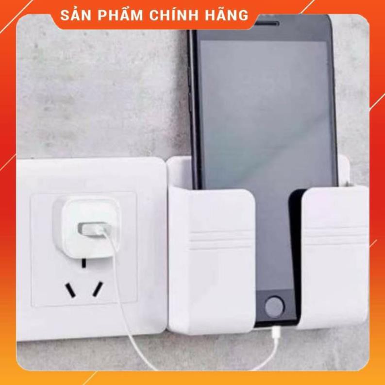 [ HÀNG SIÊU TỐT]  KỆ DÁN TƯỜNG ĐỂ ĐIỆN THOẠI KIÊM GIÁ ĐỠ SẠC | BigBuy360 - bigbuy360.vn