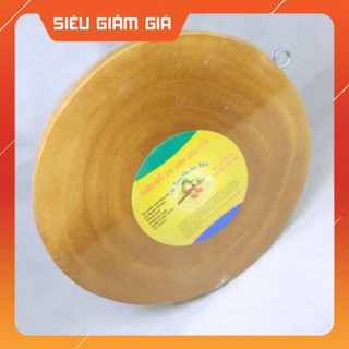 Thớt gỗ me sừn tròn dày dặn