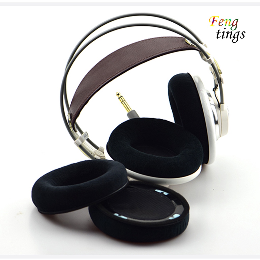 Cặp đệm tai nghe bằng da nhân tạo mềm mại dành cho AKG K601 K701 K702 Q701 702 K612 K712