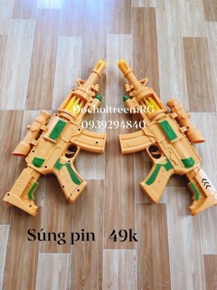 Đồ chơi súng pin có đèn nhạc ( có giá sỉ)