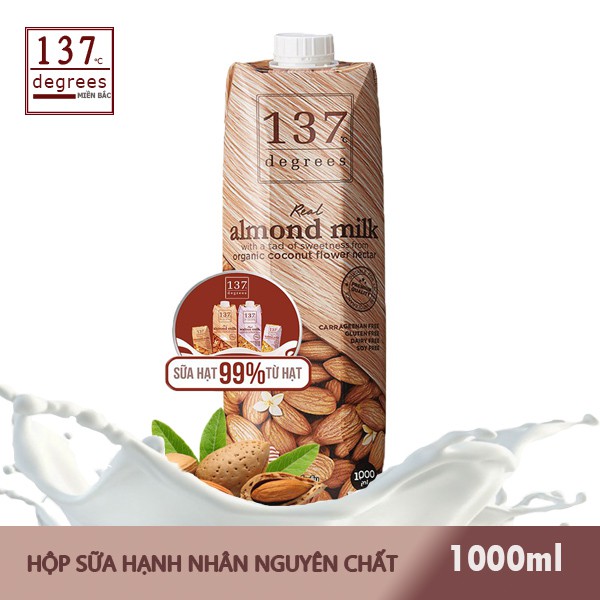 Sữa Hạt HẠNH NHÂN Nguyên Chất  - Hộp 1000ml