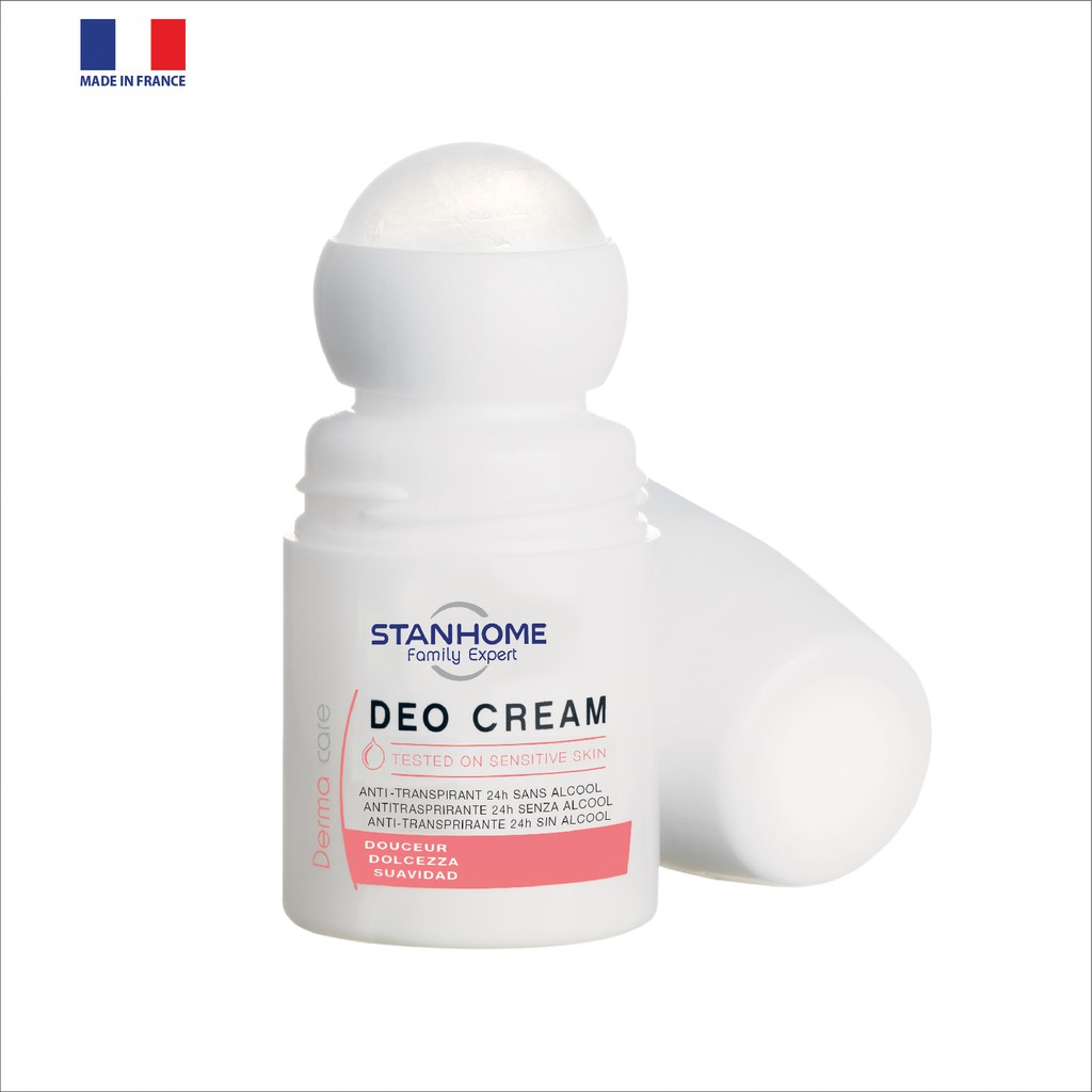 Lăn khử mùi không cồn Stanhome Family Expert deo cream 50ml