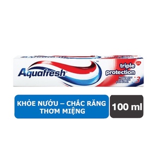 Kem đánh răng Aquafresh Fresh & Minty (Nhập khẩu CHÍNH HÃNG từ ANH - GSK) 100g