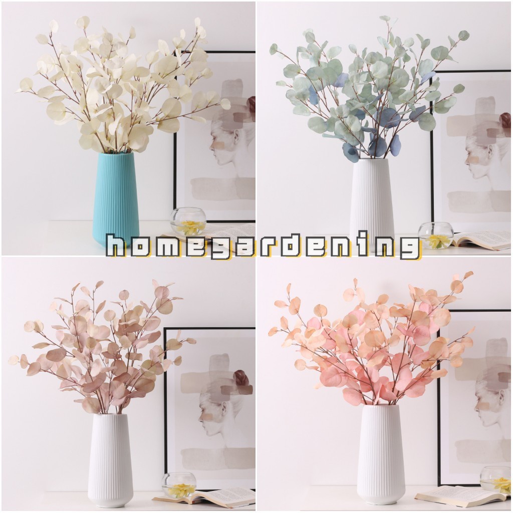 Cành Lá Giả Bằng Lụa Dùng Trang Trí Nhà Cửa/ Tiệc Cưới