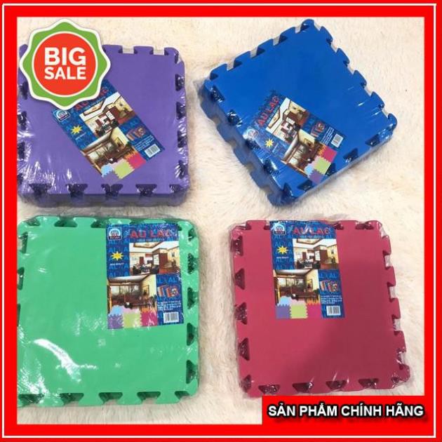 ( XẢ HÀNG - GIÁ SỐC ) Thảm Xốp Âu Lạc trải sàn, Thảm Xốp Ghép kích cỡ 32x32cm ( bộ 10 tấm)