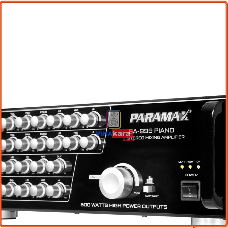 Ampli PARAMAX SA-999 PIANO NEW (Phiên bản mới của SA-999 Piano) Chính hãng